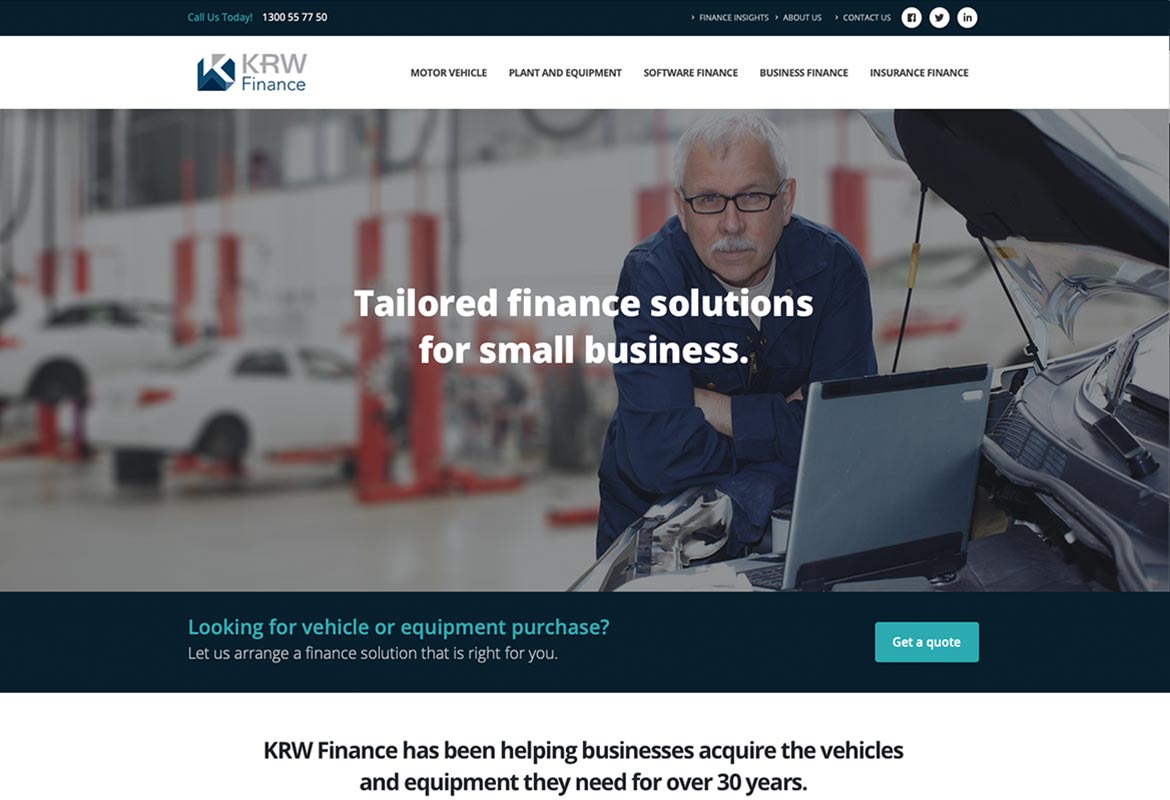 KRW Finance - Treepl CMS  Development