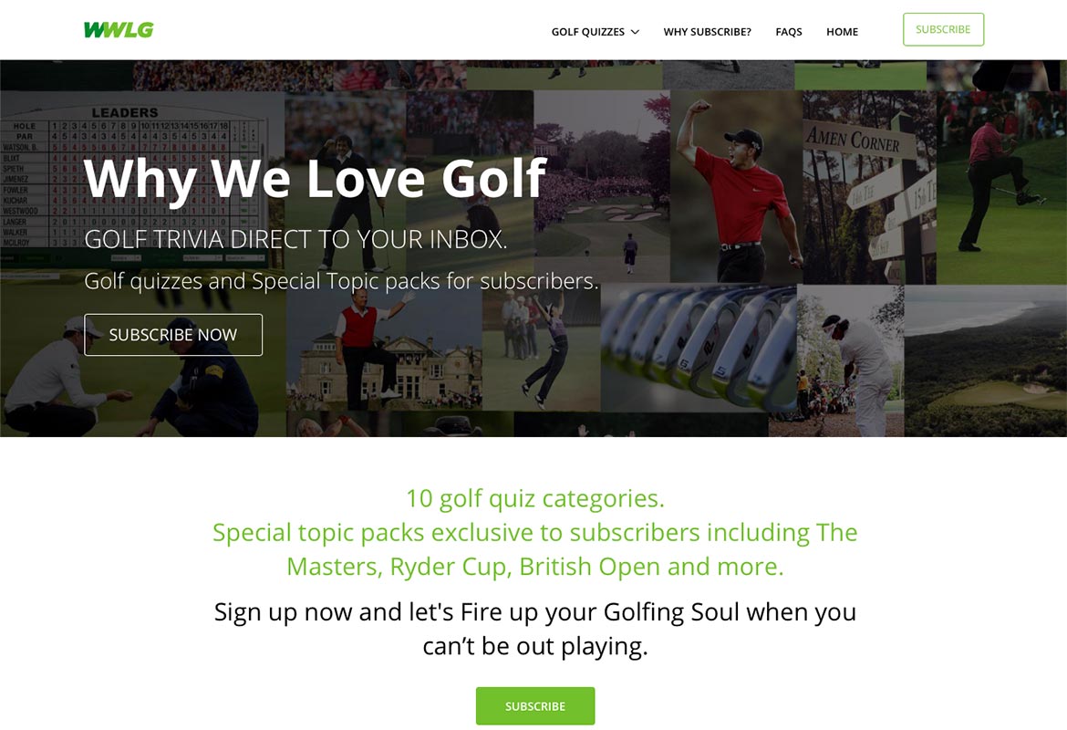 Why We Love Golf - Treepl CMS Development