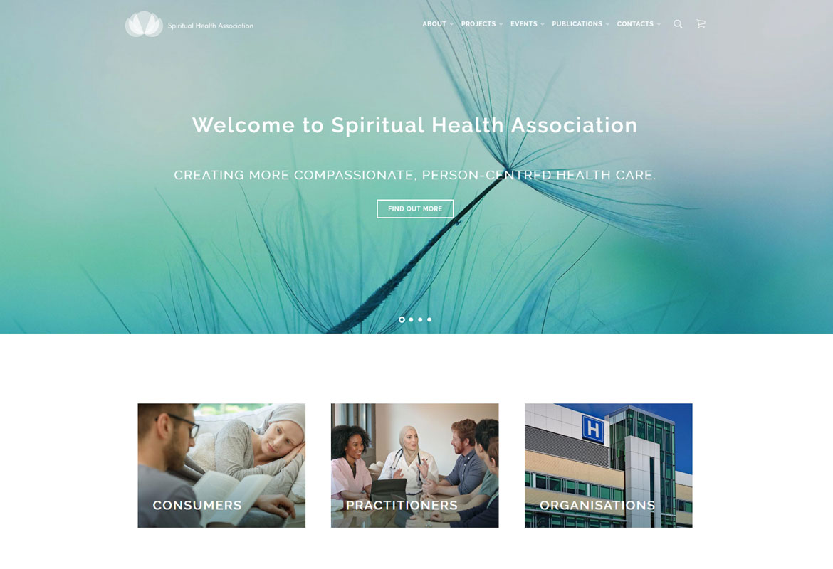 Spiritual Health - Treepl CMS  Development