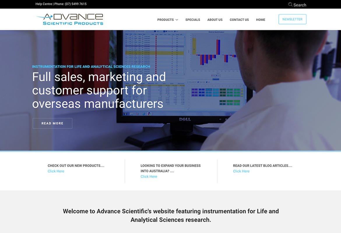 Advance Scientific - Treepl CMS Development